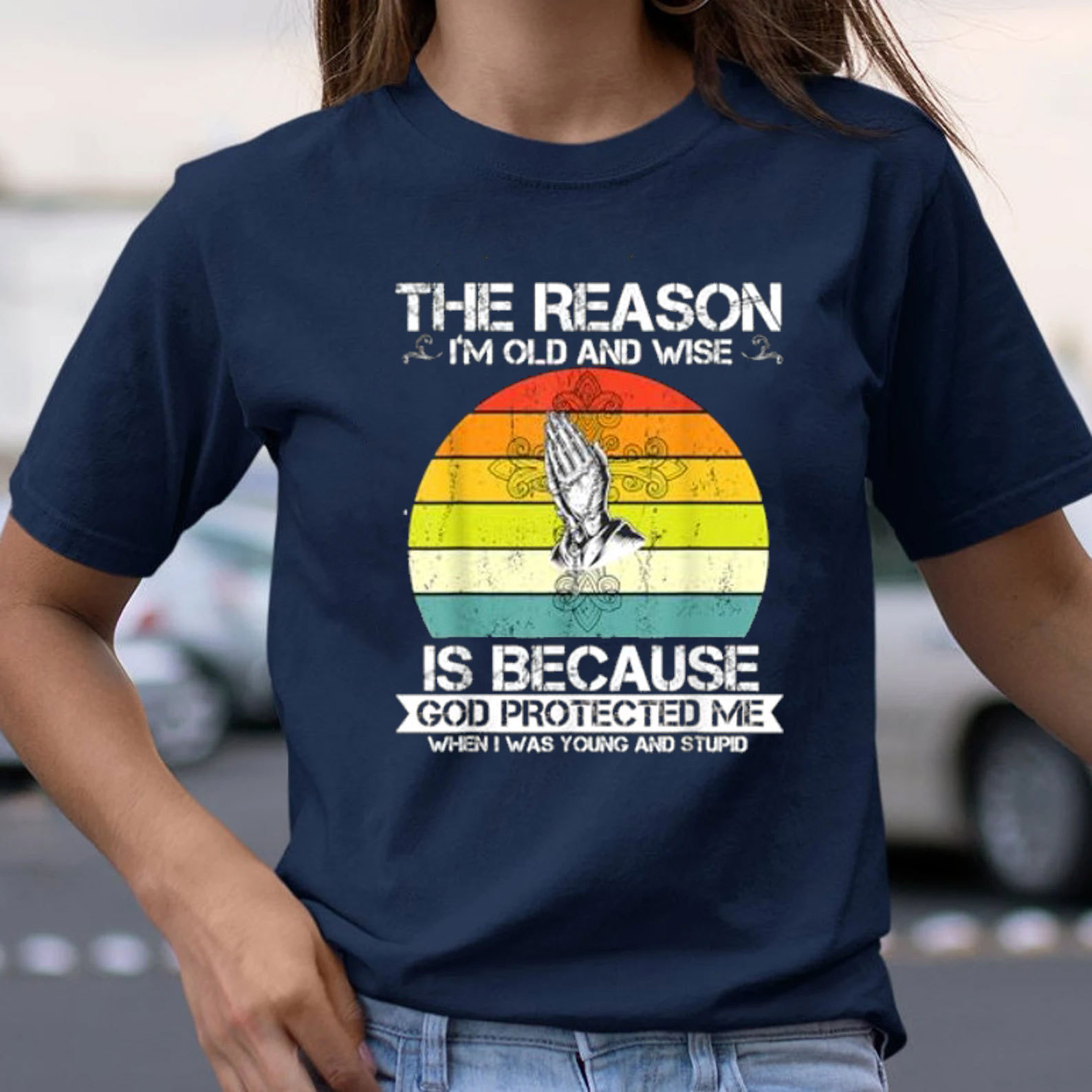 The Reason Is God Protected Me Christian T-Shirt