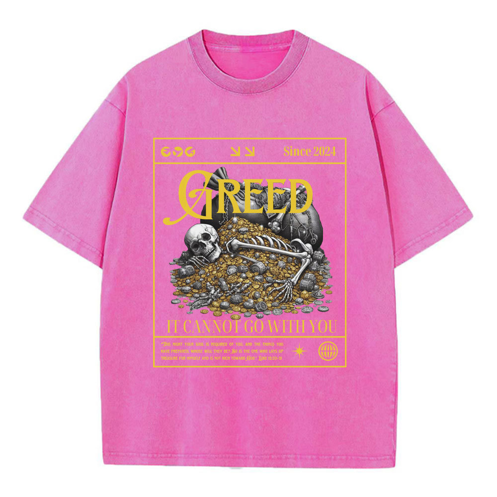 The Rich Fool Christian Washed T-Shirt