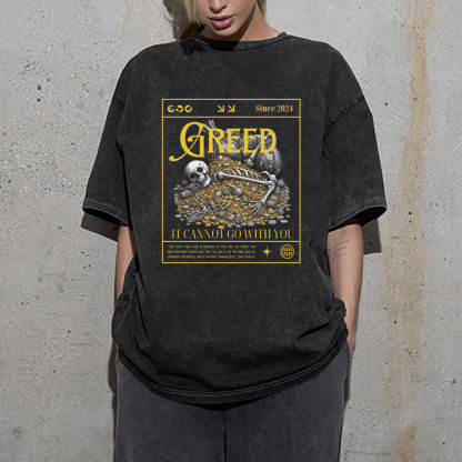 The Rich Fool Christian Washed T-Shirt