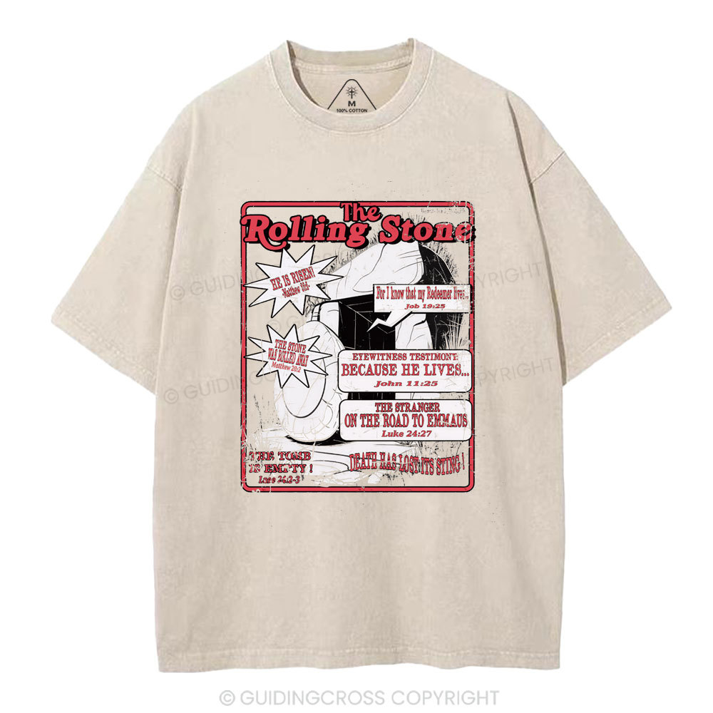 The Rolling Stone Christian Washed T-Shirt