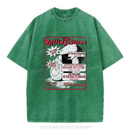 The Rolling Stone Christian Washed T-Shirt