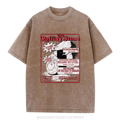 The Rolling Stone Christian Washed T-Shirt