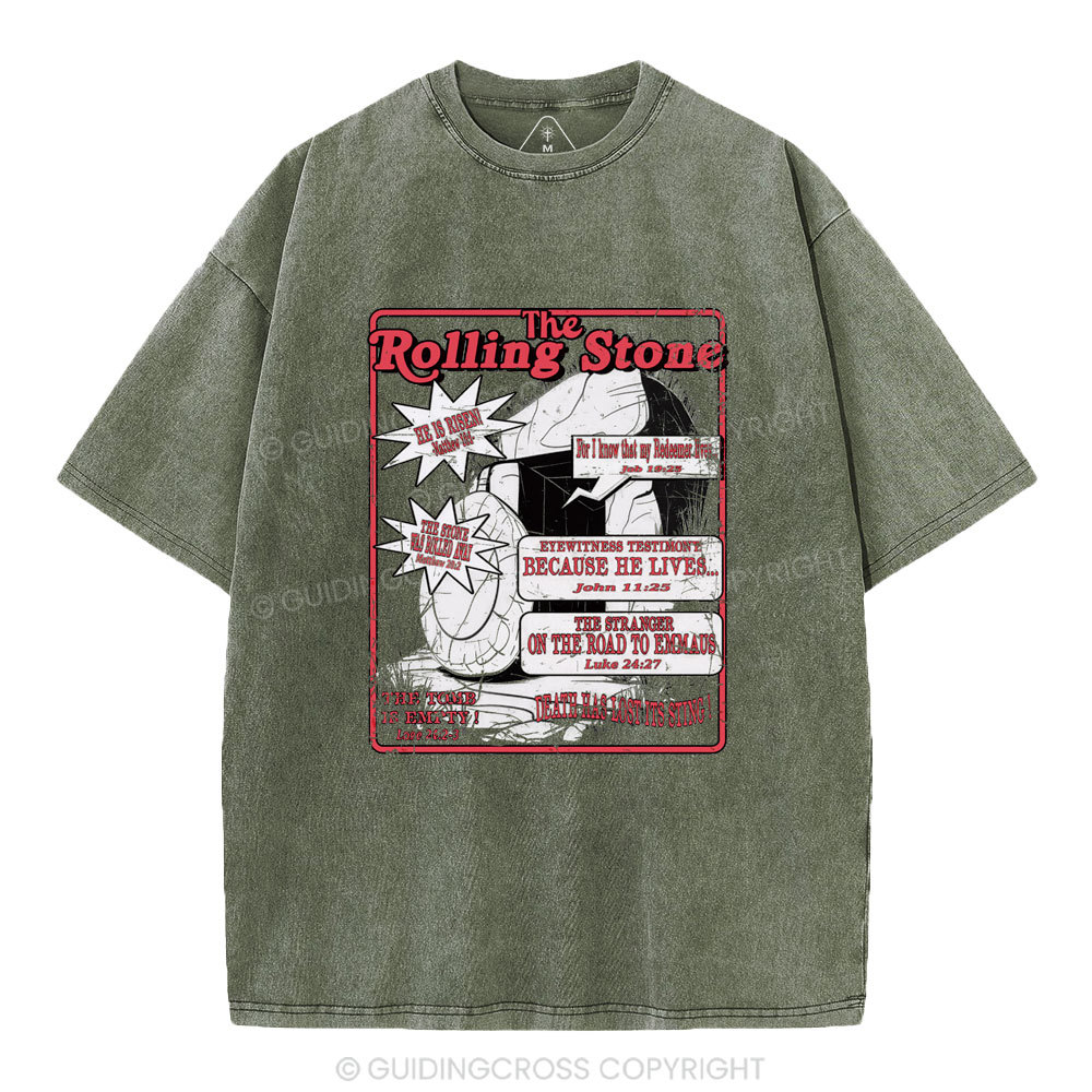 The Rolling Stone Christian Washed T-Shirt