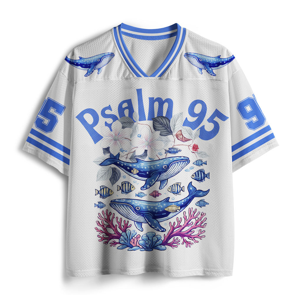 The Sea Is His For He Made It Christian Mesh Jersey