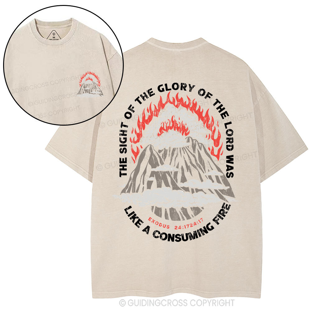 The Sight Of The Glory Of The Lord Washed T-Shirt