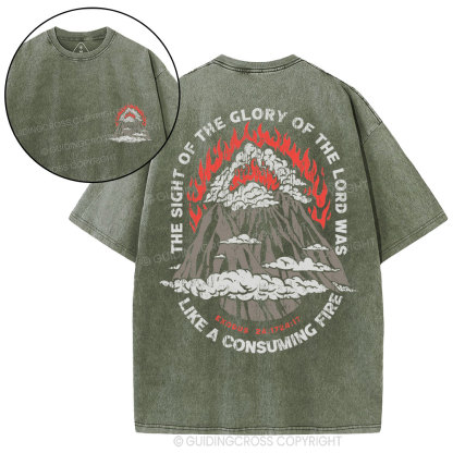 The Sight Of The Glory Of The Lord Washed T-Shirt