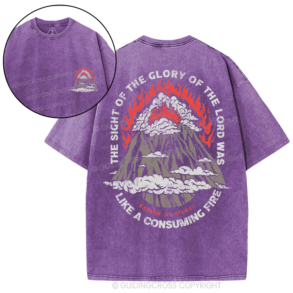 The Sight Of The Glory Of The Lord Washed T-Shirt