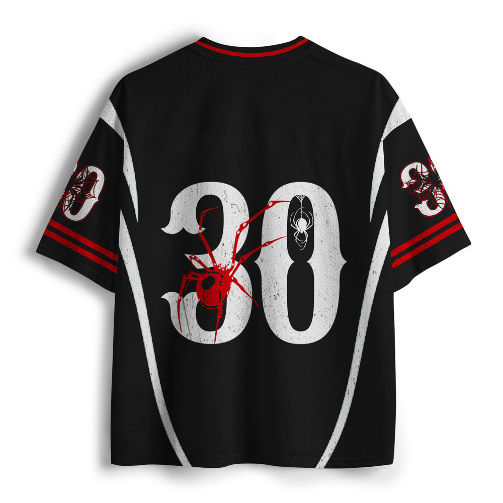 The Spider Taketh Hold With Her Hands Christian Mesh Jersey