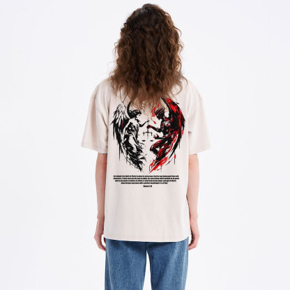 The Lord Spots Me Christian Washed T-Shirt