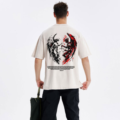 The Lord Spots Me Christian Washed T-Shirt