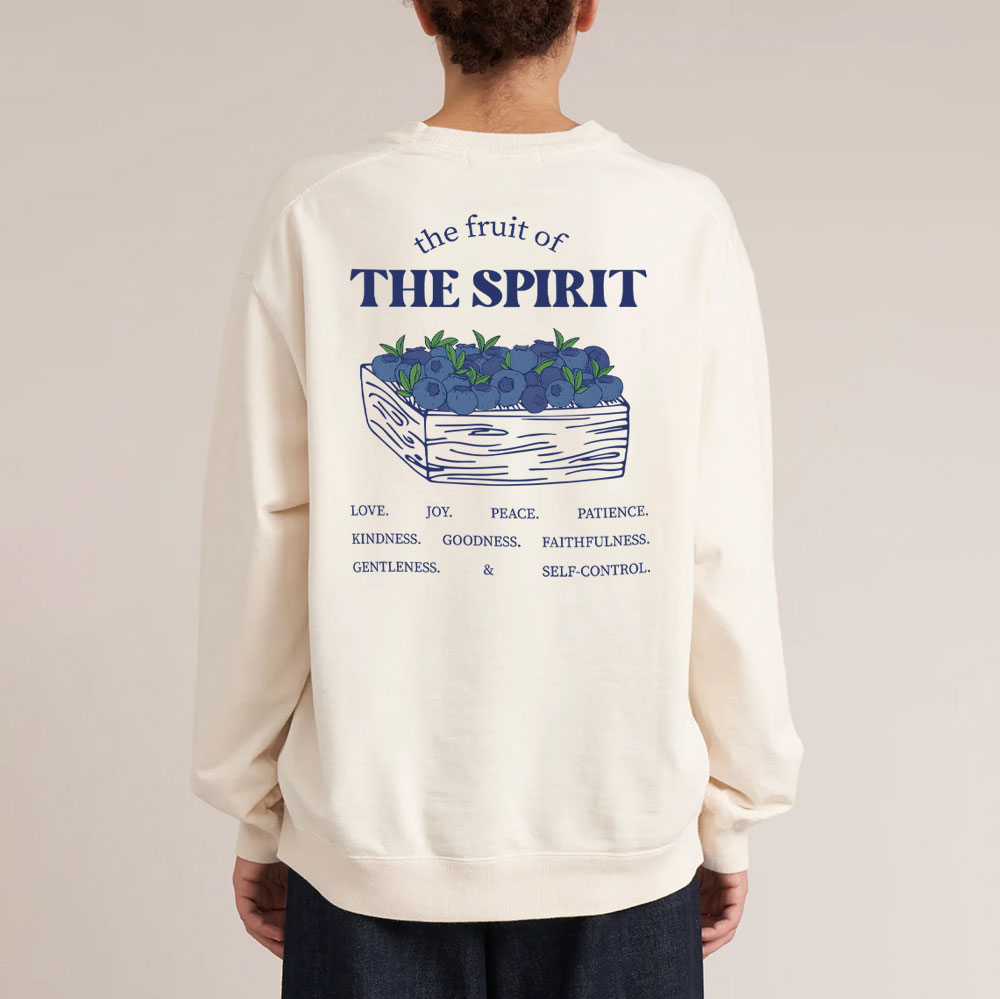 The Spirit Of Fruit Chirstian Washed Sweatshirt