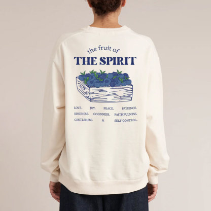 The Spirit Of Fruit Chirstian Washed Sweatshirt