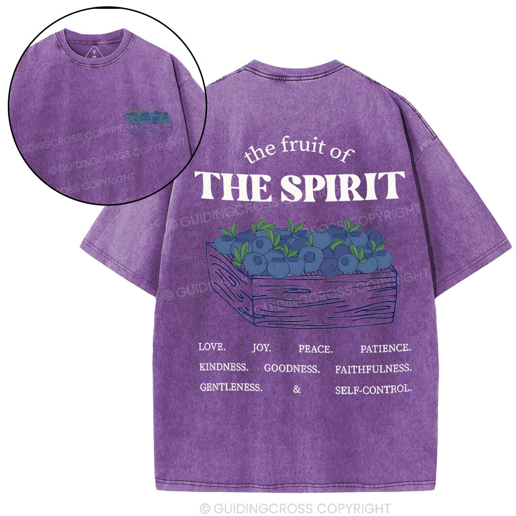 The Spirit Of Fruit Chirstian Washed T-Shirt