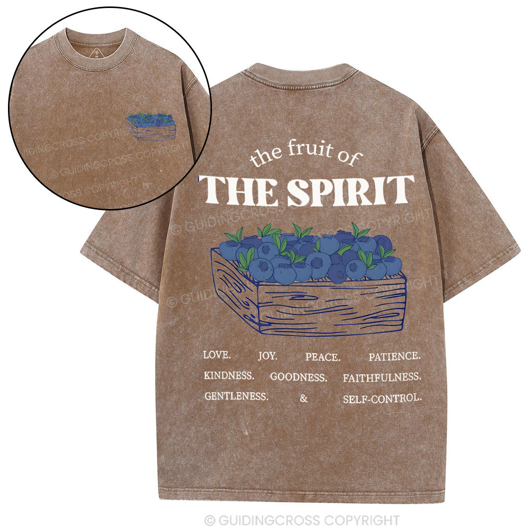 The Spirit Of Fruit Chirstian Washed T-Shirt