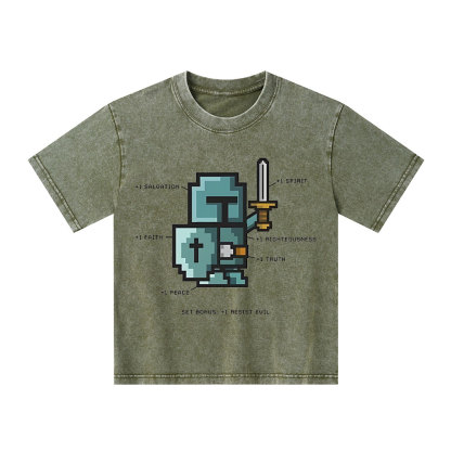 The Spirit of the Warrior Kid Washed T-Shirt