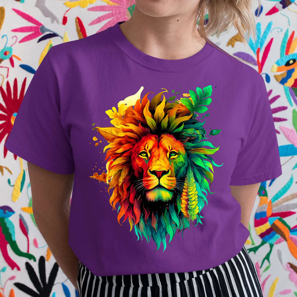 The Stare Of Lion Christian T-Shirt