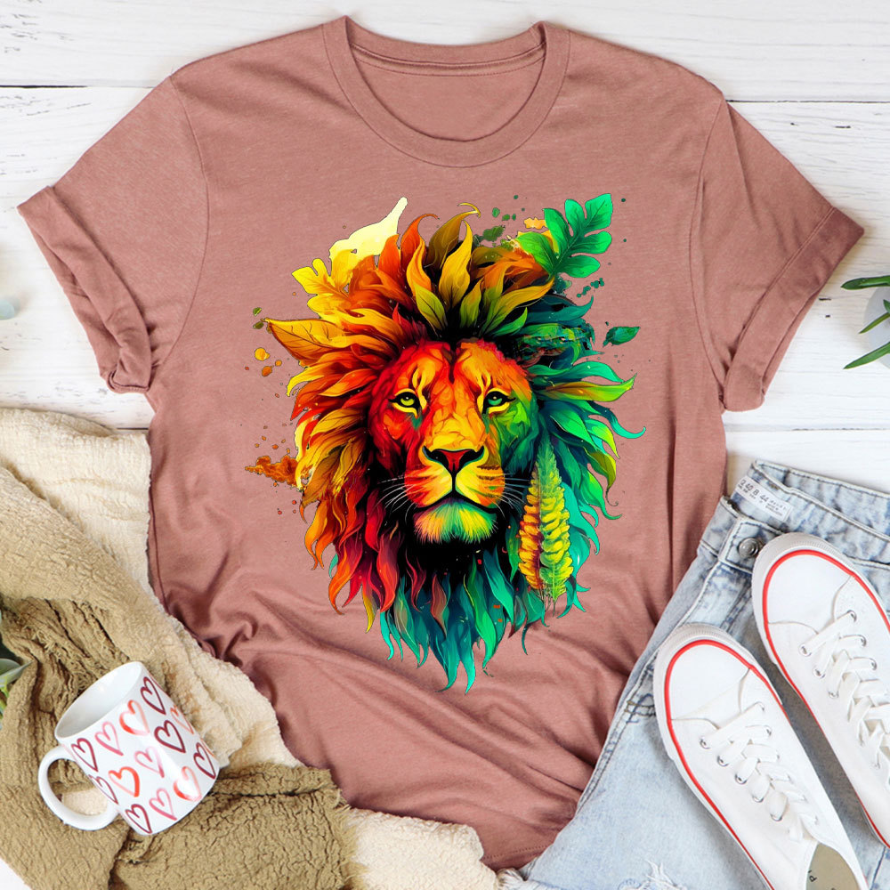 The Stare Of Lion Christian T-Shirt