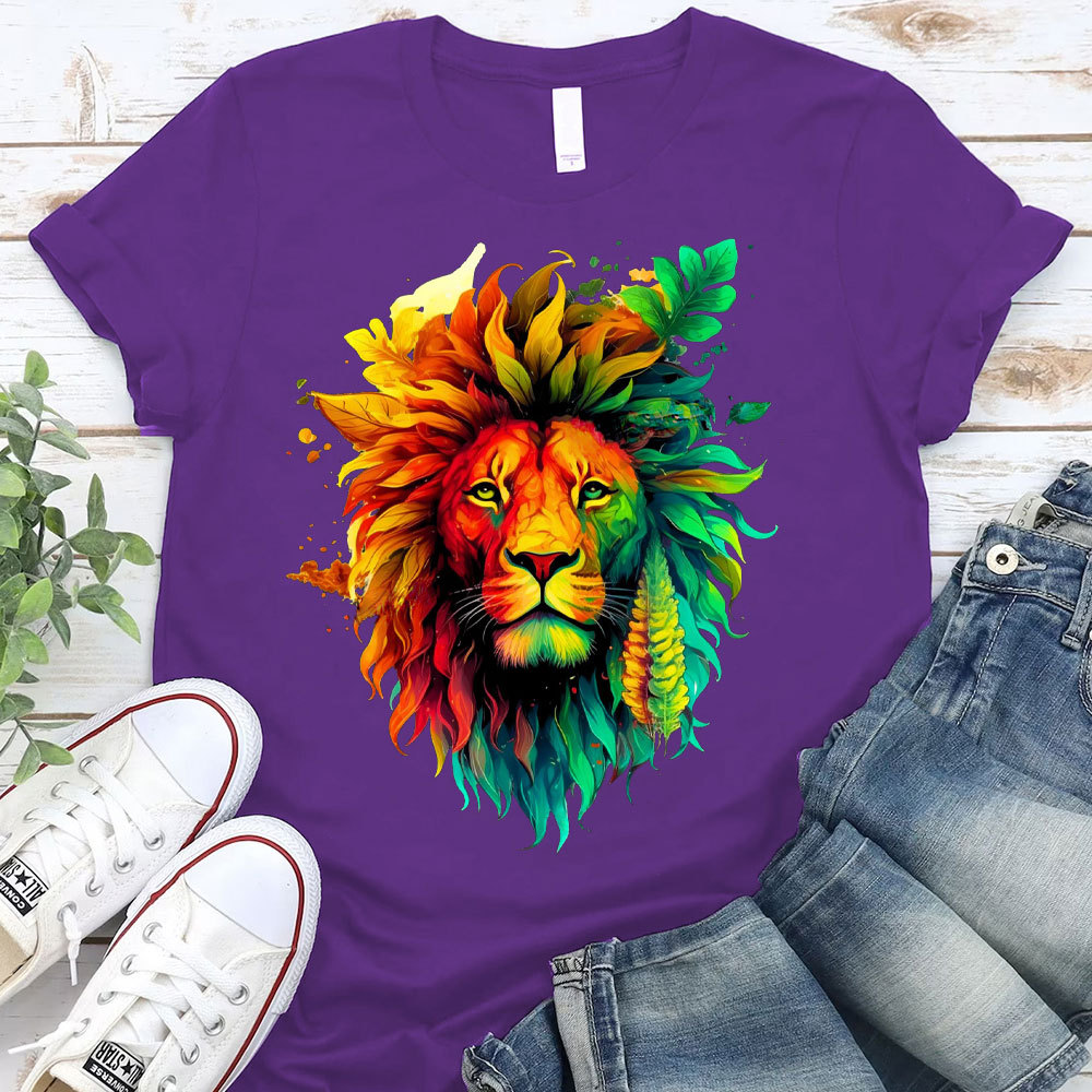 The Stare Of Lion Christian T-Shirt