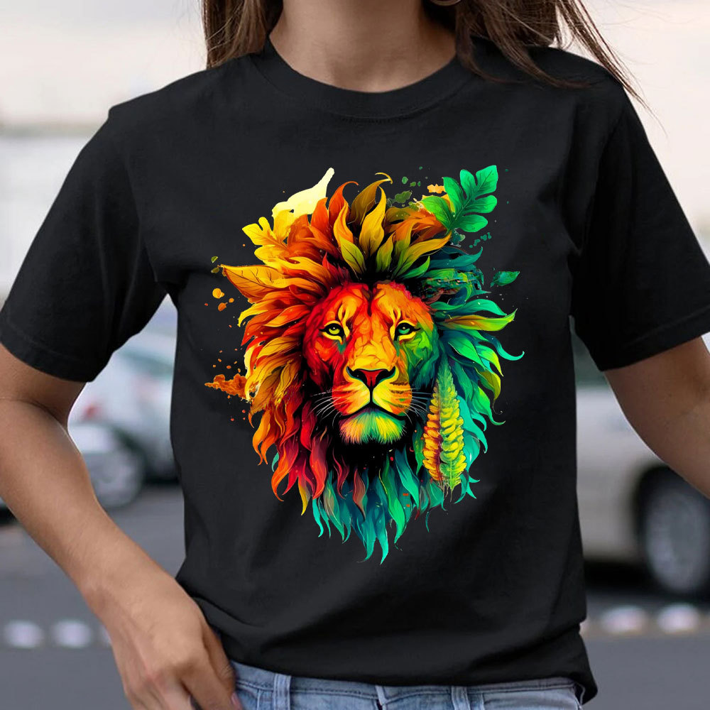 The Stare Of Lion Christian T-Shirt