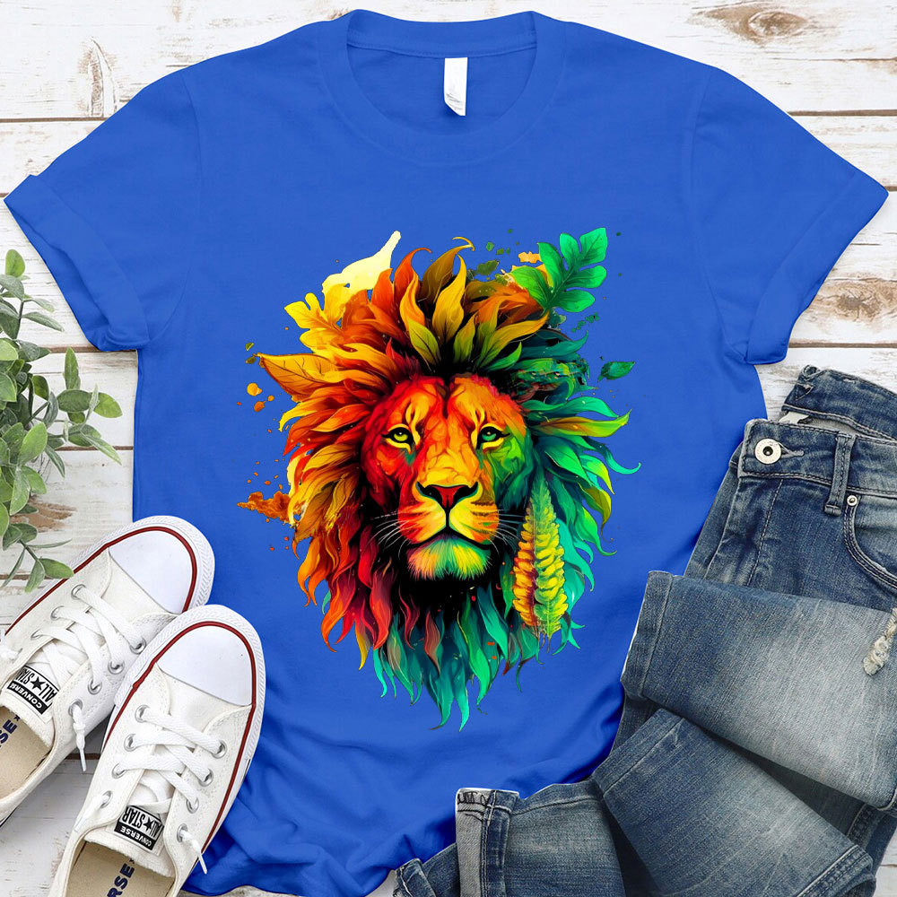 The Stare Of Lion Christian T-Shirt