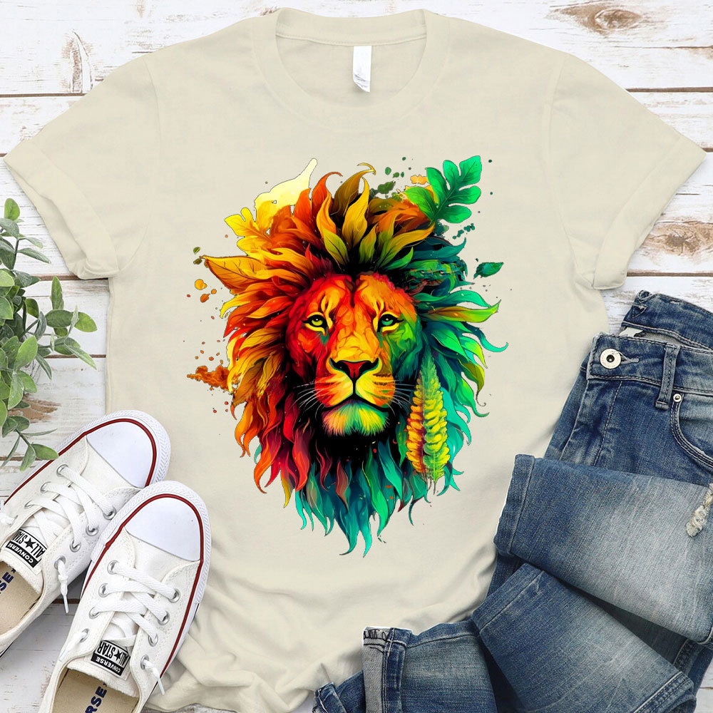 The Stare Of Lion Christian T-Shirt