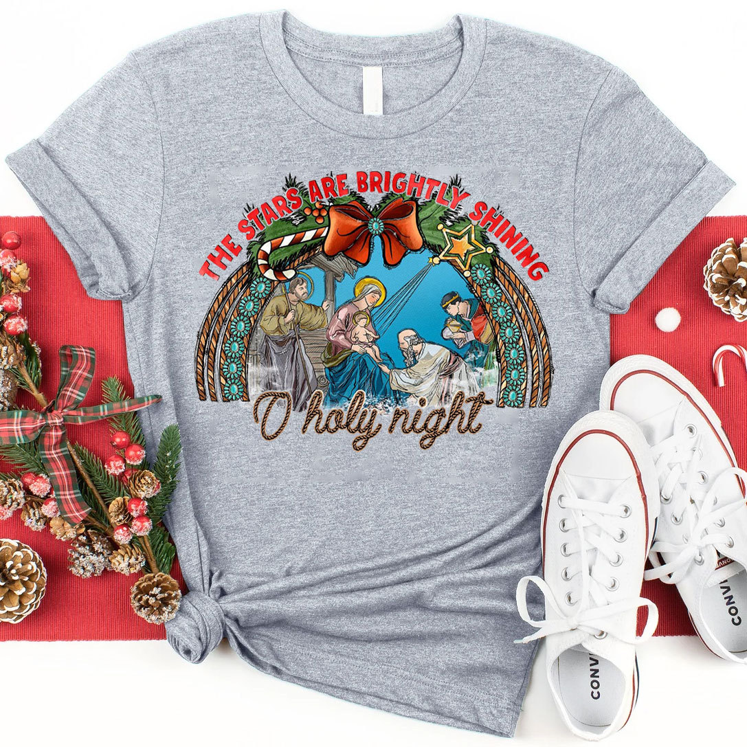 The Stars Are Brightly Shinning Christian T-Shirt