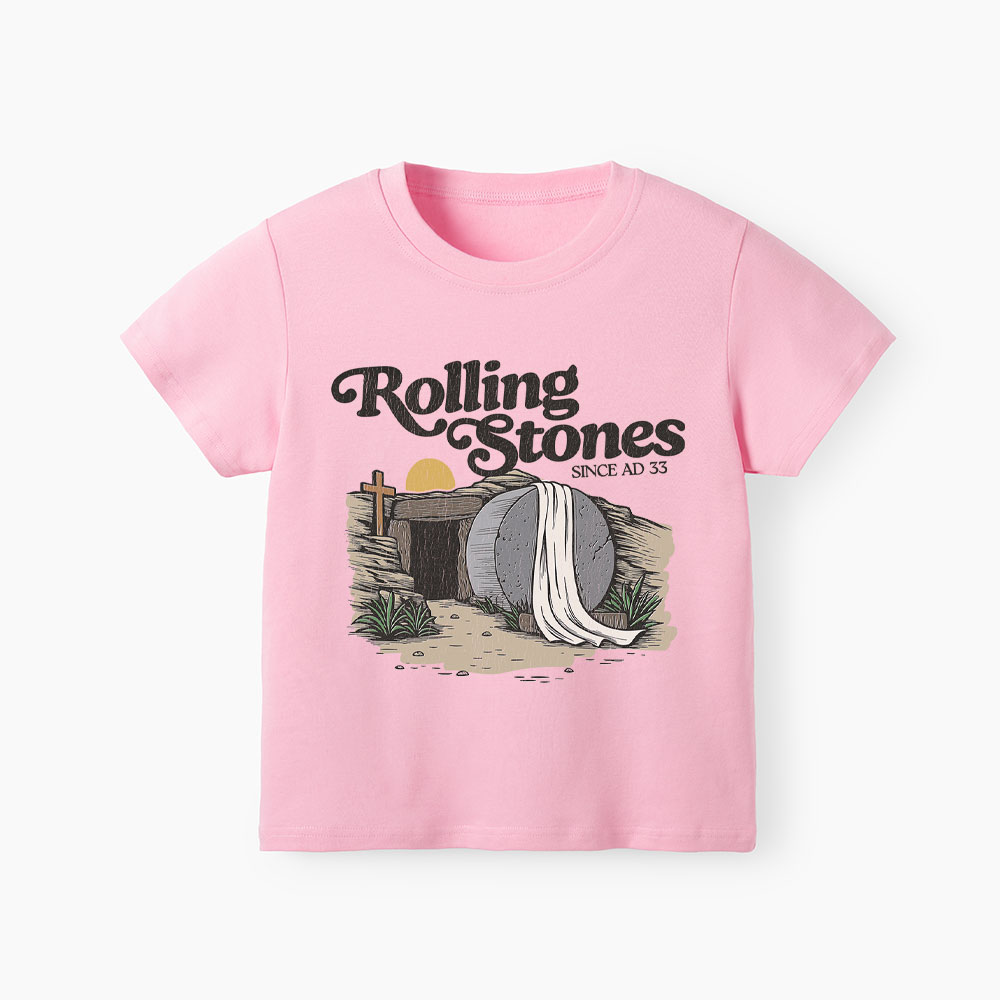The Stone Was Rolled Away Christian Kid T-Shirt Sale - GuidingCross