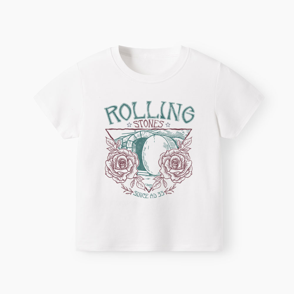The Stone Was Rolled Away Retro Christian Kid T-Shirt