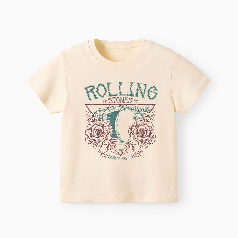 The Stone Was Rolled Away Retro Christian Kid T-Shirt