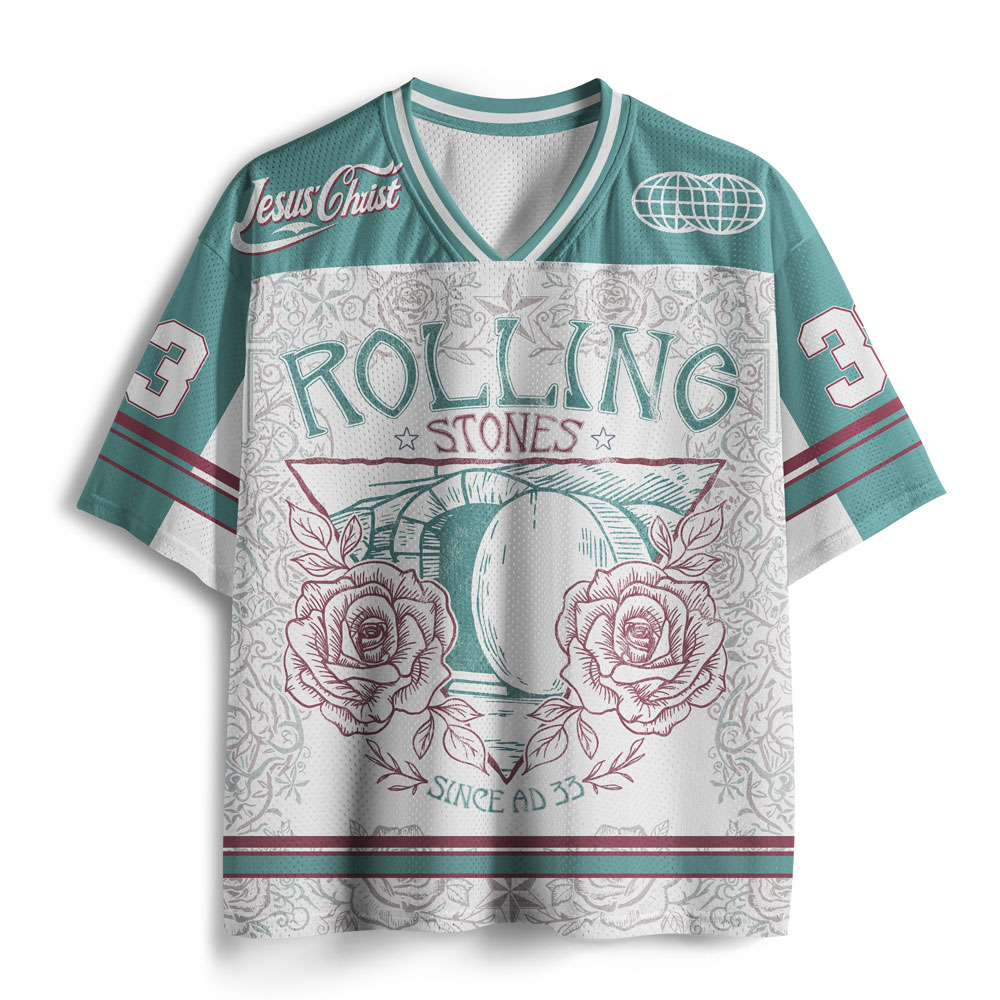 The Stones Was Rolled Away Christian Mesh Jersey