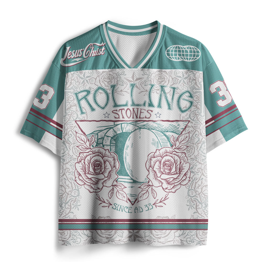 The Stones Was Rolled Away Christian Mesh Jersey