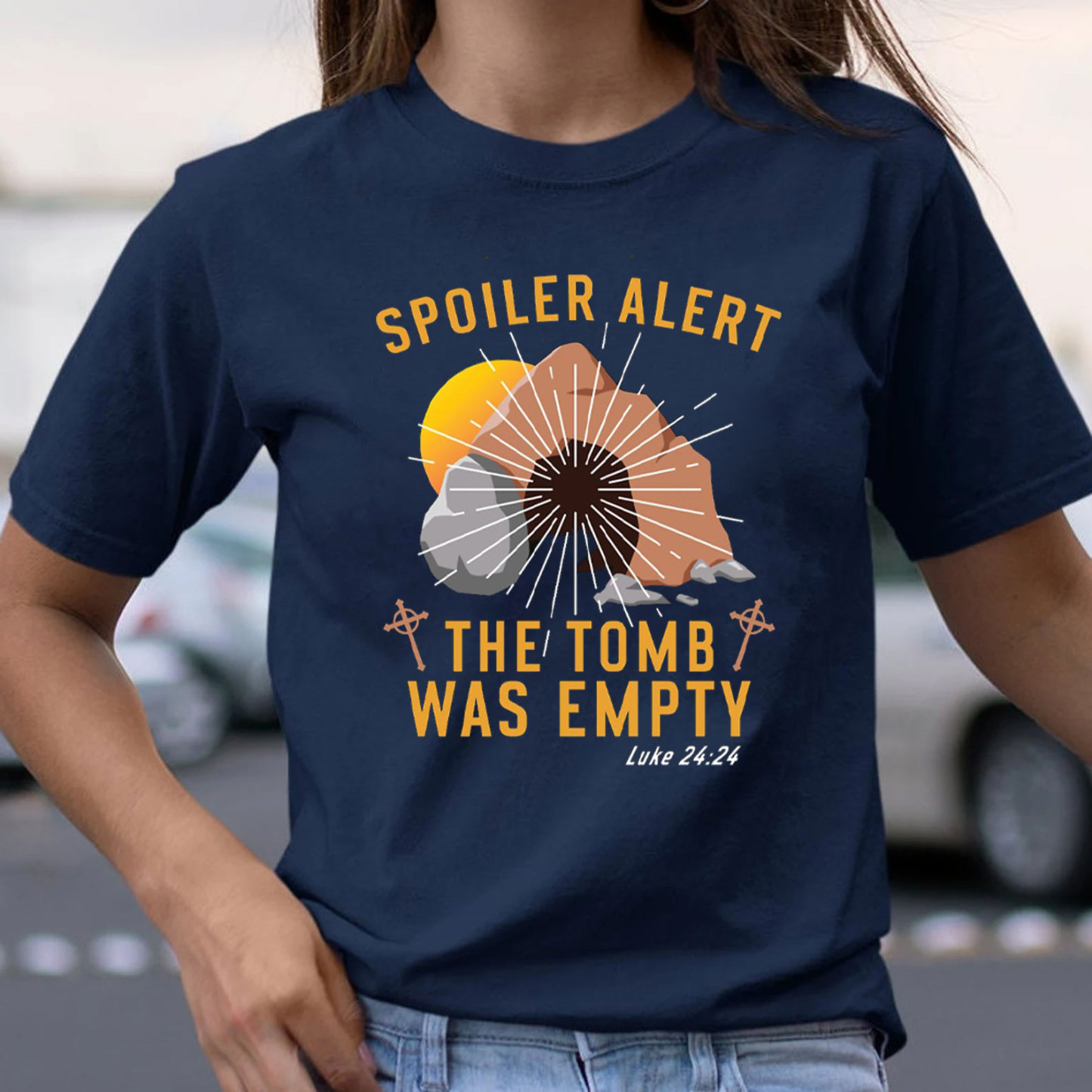 The Tomb Was Empty Christian T-Shirt