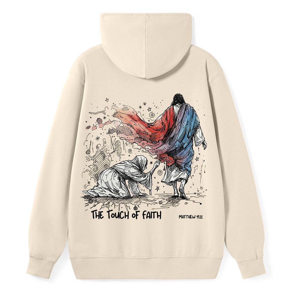 The Touch Of Faith Christian Classic Hoodie