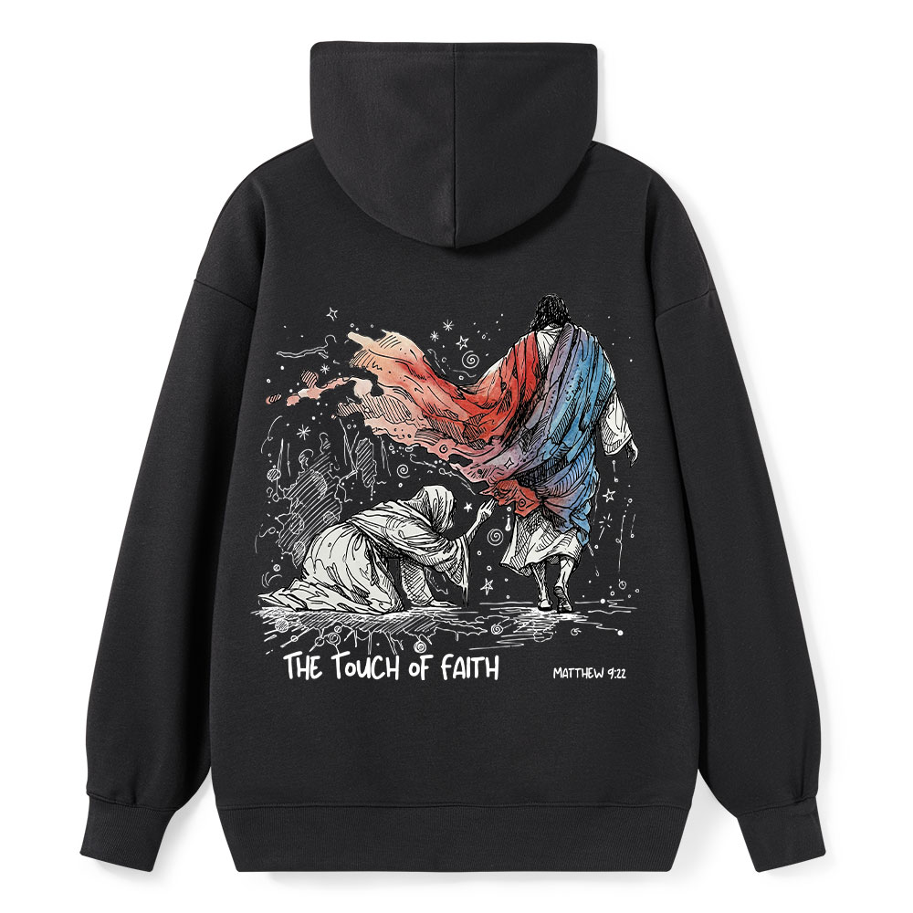 The Touch Of Faith Christian Classic Hoodie