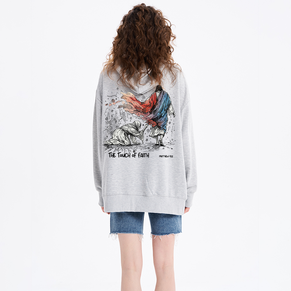 The Touch Of Faith Christian Classic Hoodie
