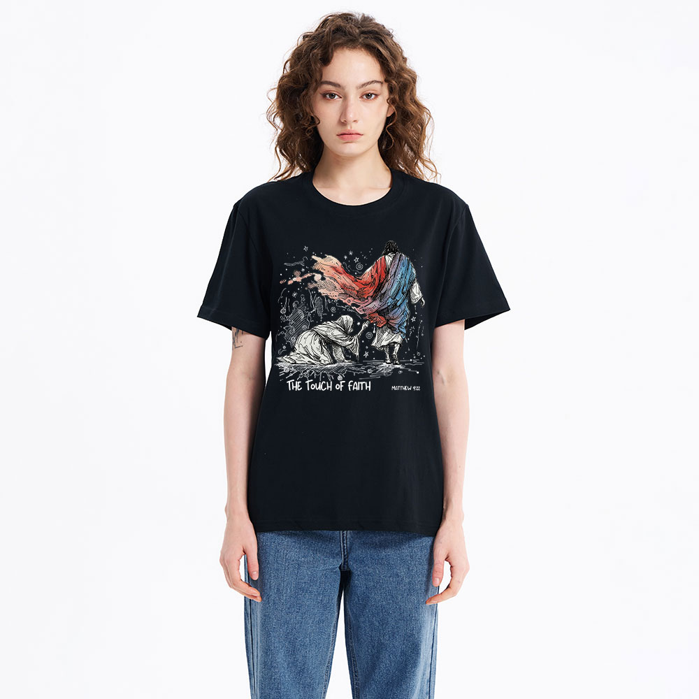 The Touch Of Faith Christian Classic T-Shirt