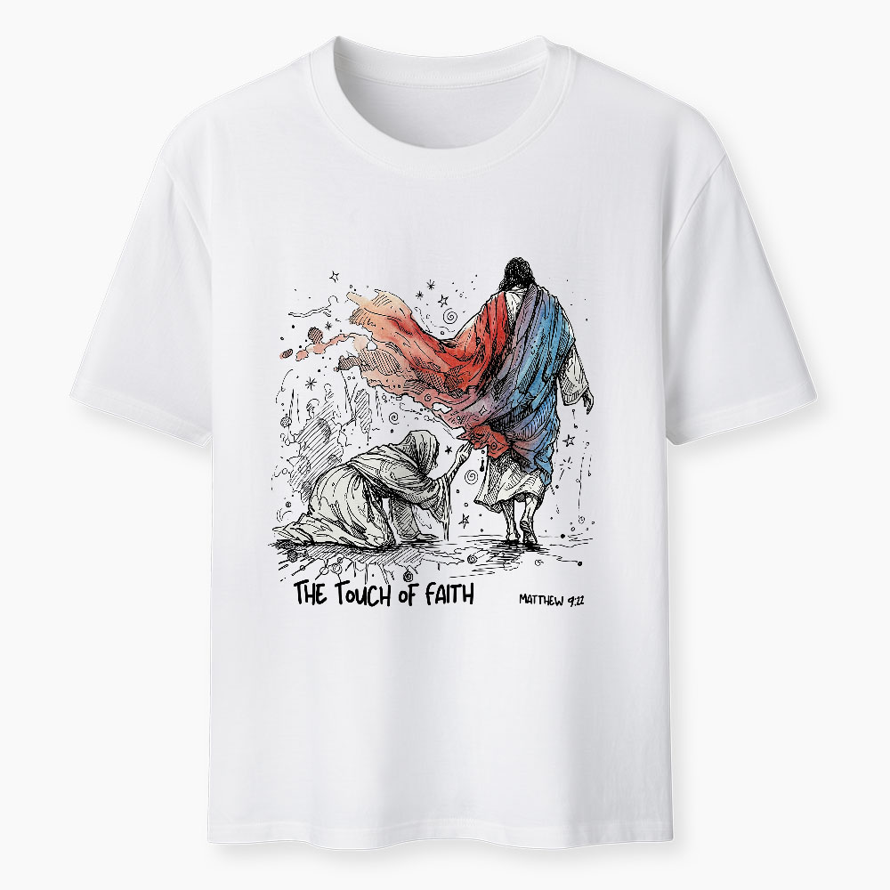 The Touch Of Faith Christian Classic T-Shirt