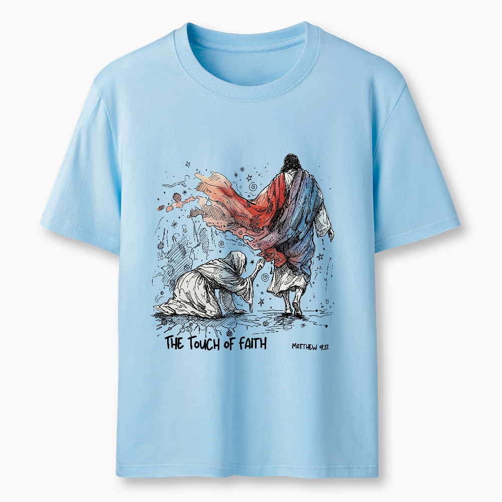 The Touch Of Faith Christian Classic T-Shirt