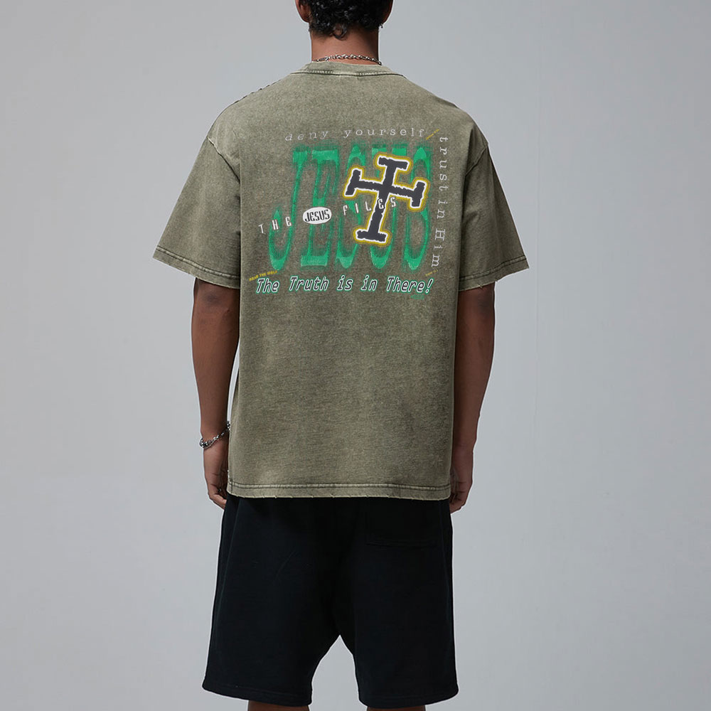 The Truth Is In There Christian Washed T-Shirt