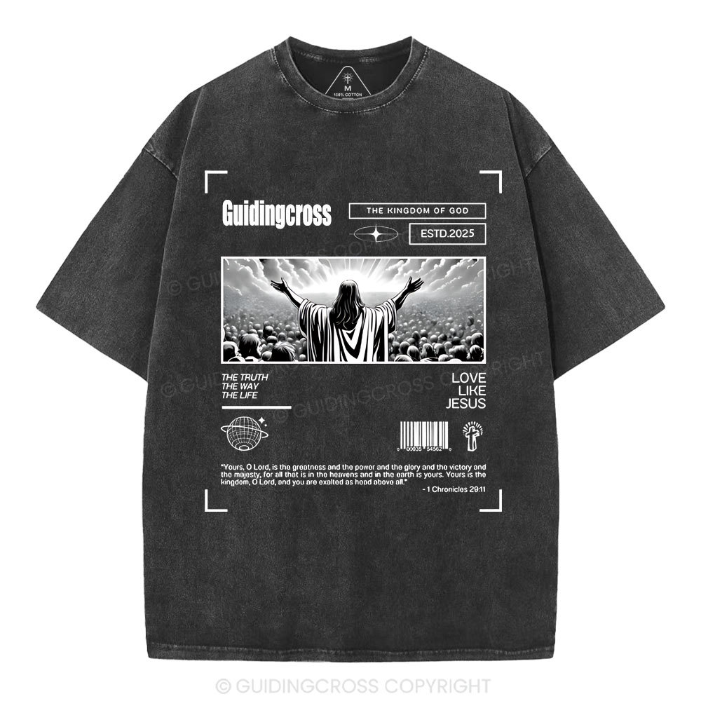 The Truth The Way The life Christian Washed T-Shirt