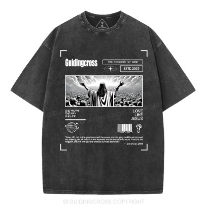 The Truth The Way The life Christian Washed T-Shirt