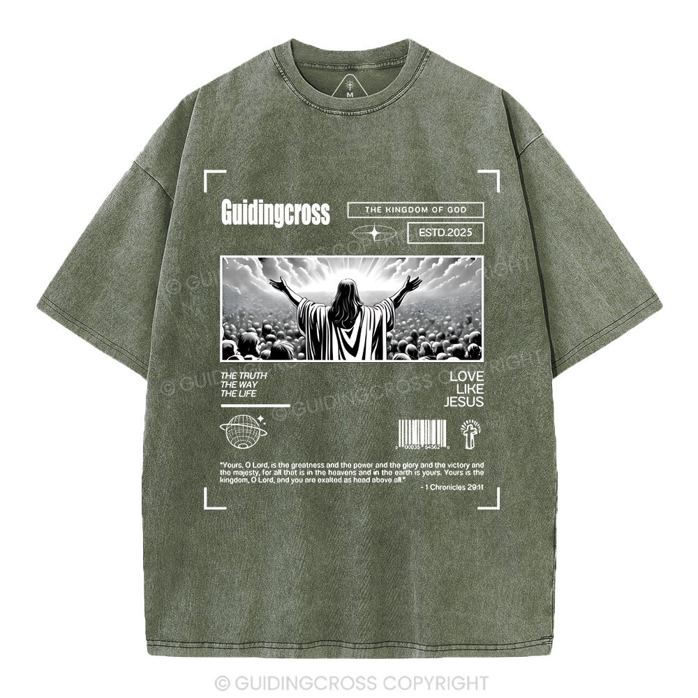 The Truth The Way The life Christian Washed T-Shirt