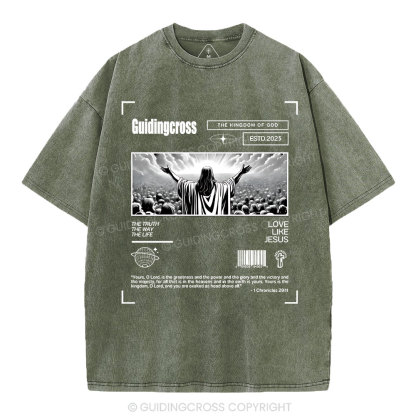 The Truth The Way The life Christian Washed T-Shirt