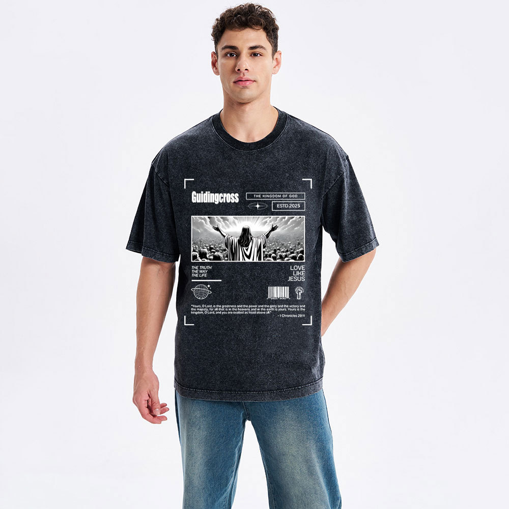 The Truth The Way The life Christian Washed T-Shirt