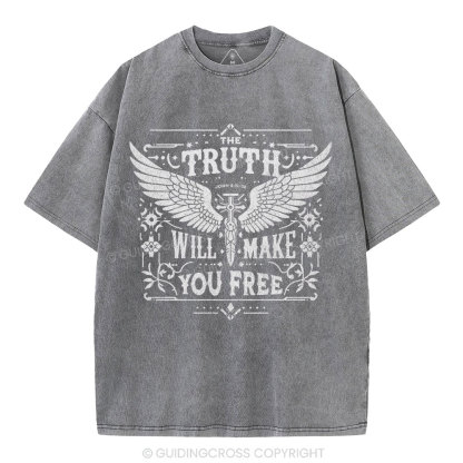 The Truth Will Make You Free Christian Washed T-Shirt