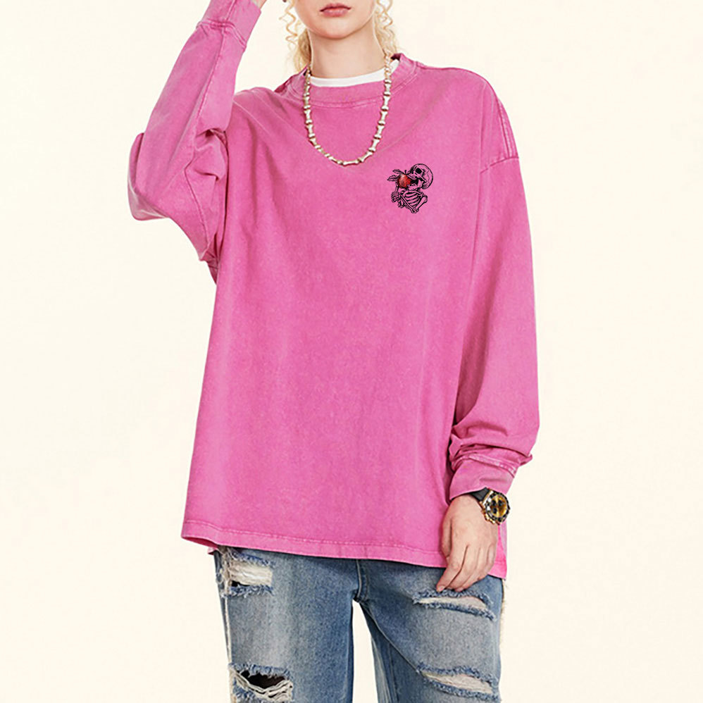 The Waves Of Sin Washed Long Sleeve T-Shirt