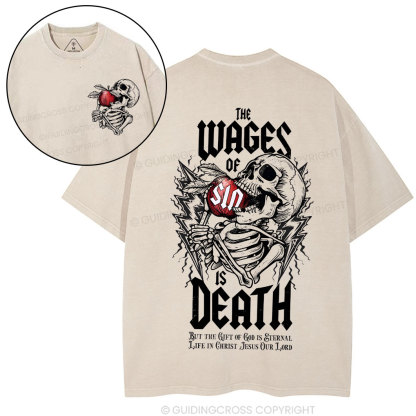 The Waves Of Sin Chirstian Washed T-Shirt