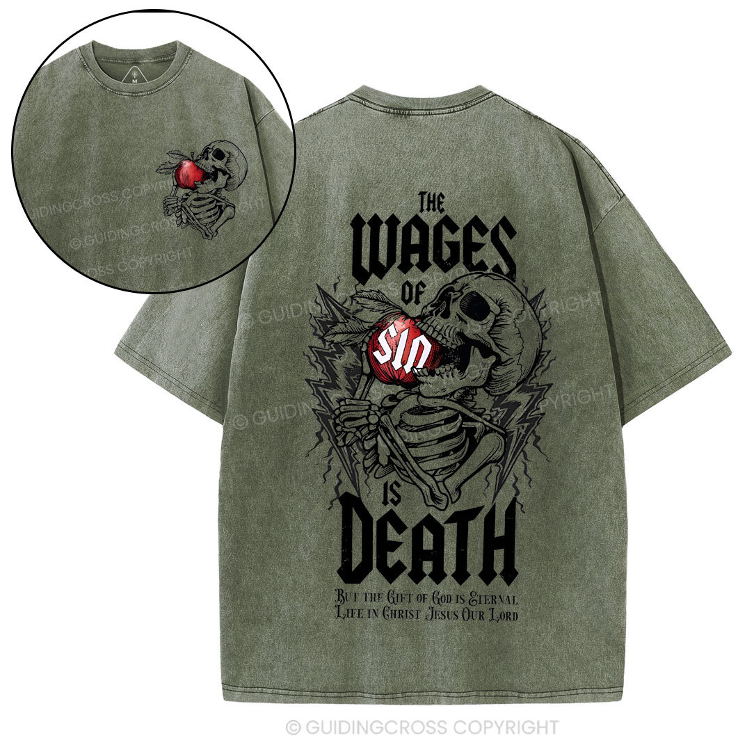 The Waves Of Sin Chirstian Washed T-Shirt