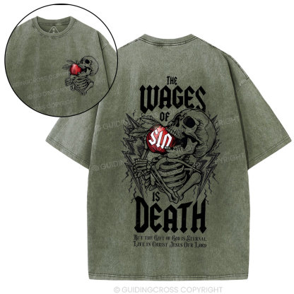The Waves Of Sin Chirstian Washed T-Shirt