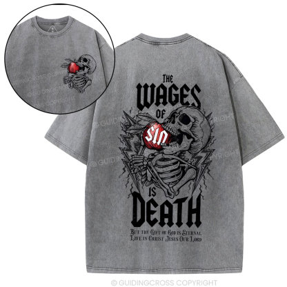The Waves Of Sin Chirstian Washed T-Shirt